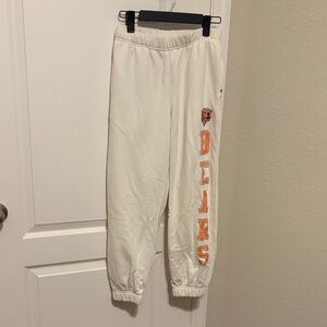 47 Off White Women’s Sweatpants with Orange 'BEARS' Side Graphic